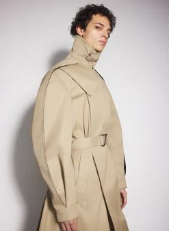 Women MUGLER beige belted trenchcoat