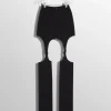 Women MUGLER black buckled chaps skinny jeans