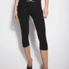 Women MUGLER black capri M pants