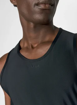 Women MUGLER black corseted top