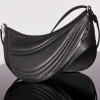 MUGLER black medium embossed spiral curve 01