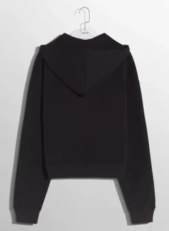 Women MUGLER black logo hoodie