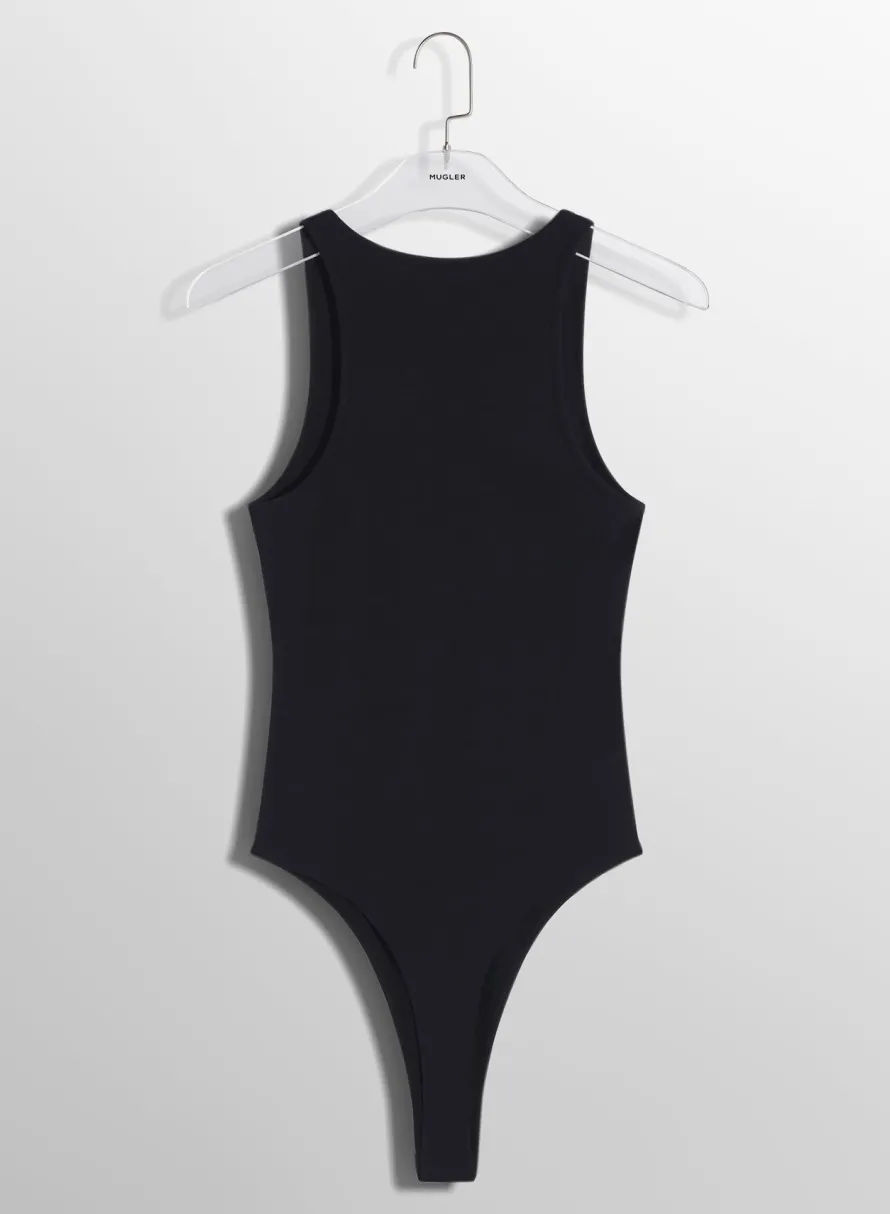 Women MUGLER black star bodysuit