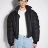 Women MUGLER black padded bomber jacket