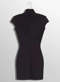 Women MUGLER black star mini dress