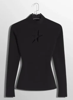 Women MUGLER black star top
