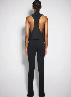Women MUGLER black tailored vest