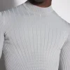 Women MUGLER grey sculpting knit top