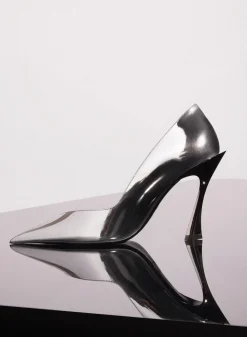 MUGLER gunmetal classic fang 95 pump