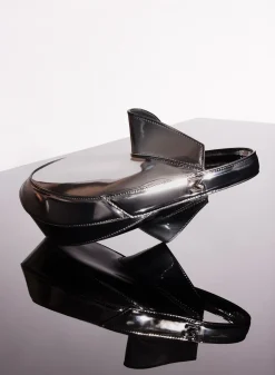 MUGLER gunmetal mini smooth spiral curve 02