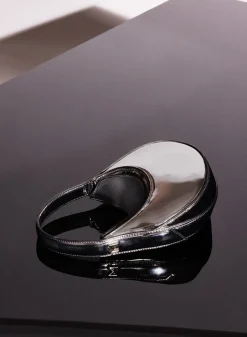 MUGLER gunmetal mini smooth spiral curve 02