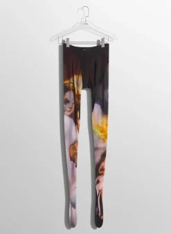 Women MUGLER x Ambera Wellmann Impossession printed tights