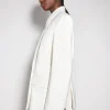Women MUGLER off-white oversized tailored jacket