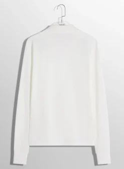 Women MUGLER off-white pierced polo