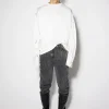 Women MUGLER white pierced T-shirt
