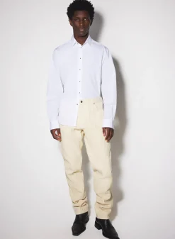 Women MUGLER white poplin shirt