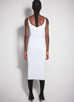 Women MUGLER white sculpting knit dress